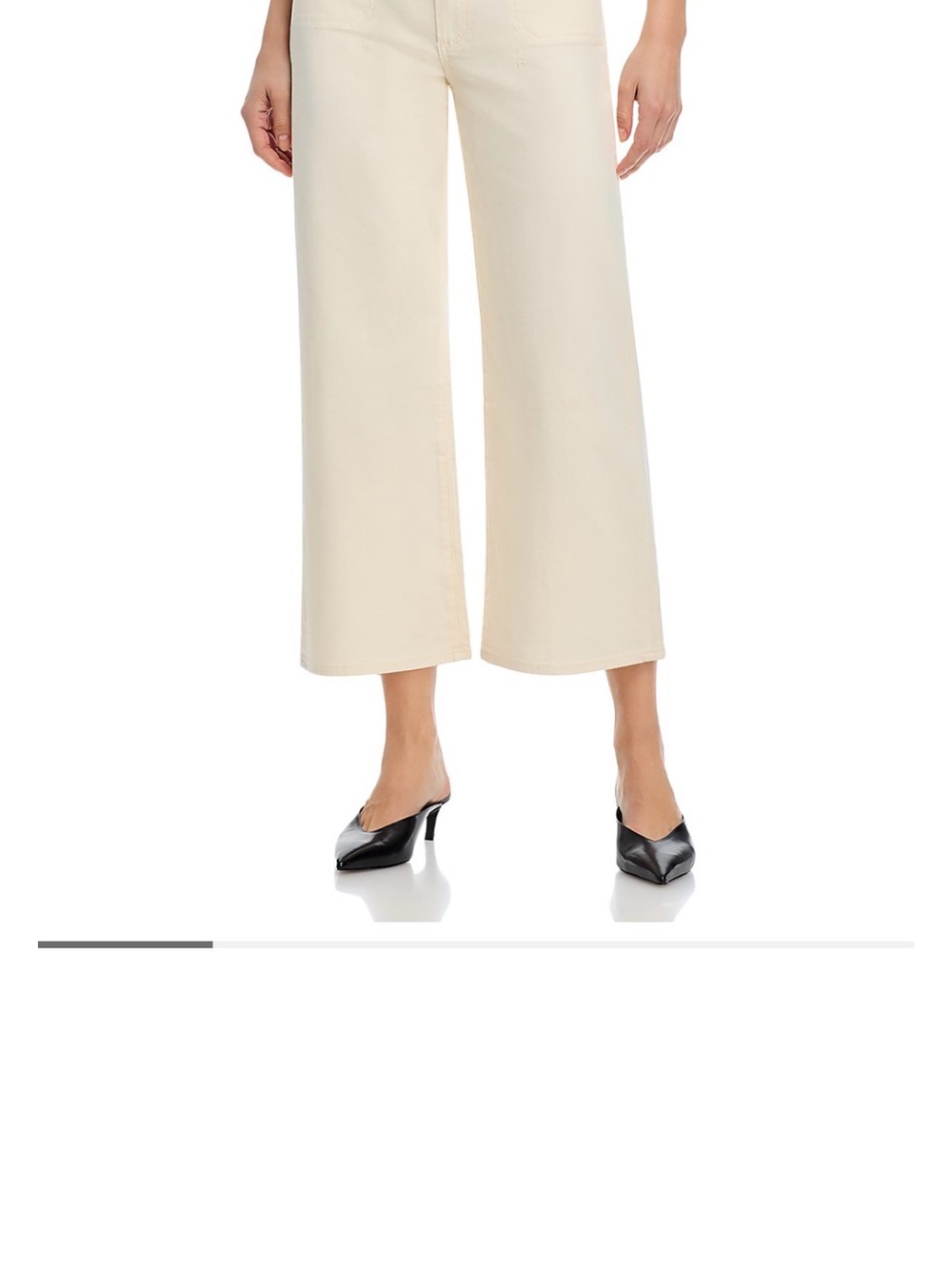 PAIGE Ari Petite High Rise Ankle Jeans in Quartz Sand